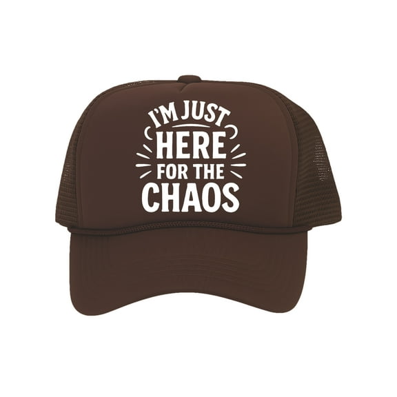 Bruh I'm Done Adulting Trucker Hat – Funny Snapback Cap For Men Women, Brown