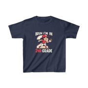 Bruh! Im in Second Grade Back to School baseball Kids T-Shirt