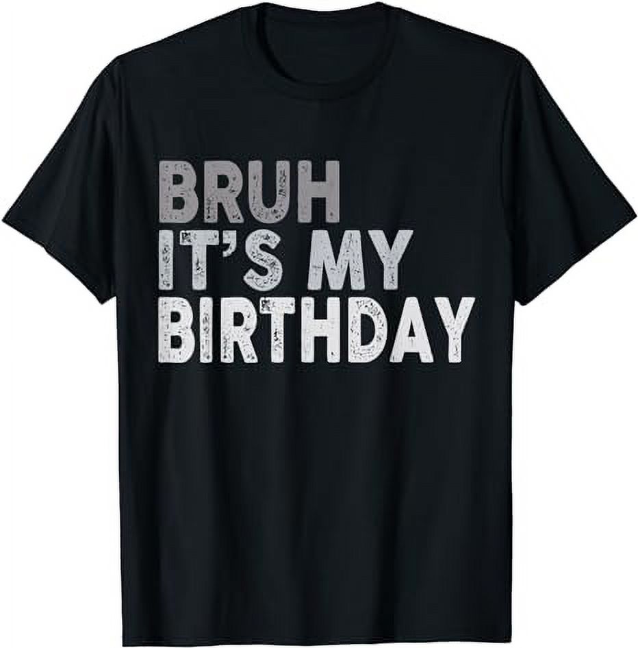 T-shirt D'anniversaire Humoristique 'It's My Birthday Show Me Your Boobs' - Personnalisable, Toutes Tailles