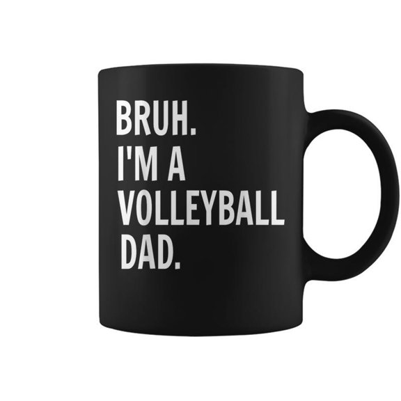 Bruh Im A Volleyball Dad Volleyball Player Coffee Mugs