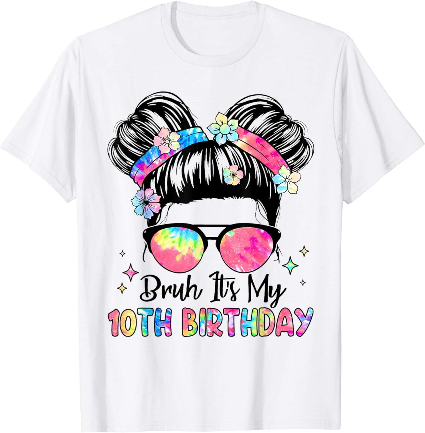 Rose Gold Geburtstags Set - Strasskrone & Glitzer Sash 'It's My 10th Birthday' Für Mädchen