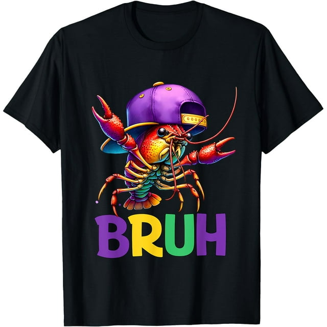 mardi gras crawfish toddler shirt