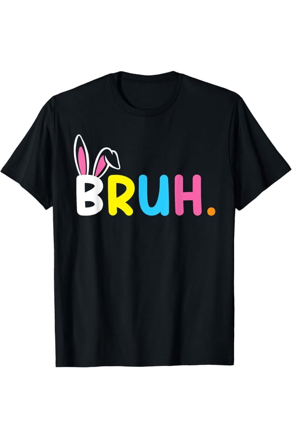 Easter Day Funny Bunny Eggs Teens Boys Kids Men T-Shirt