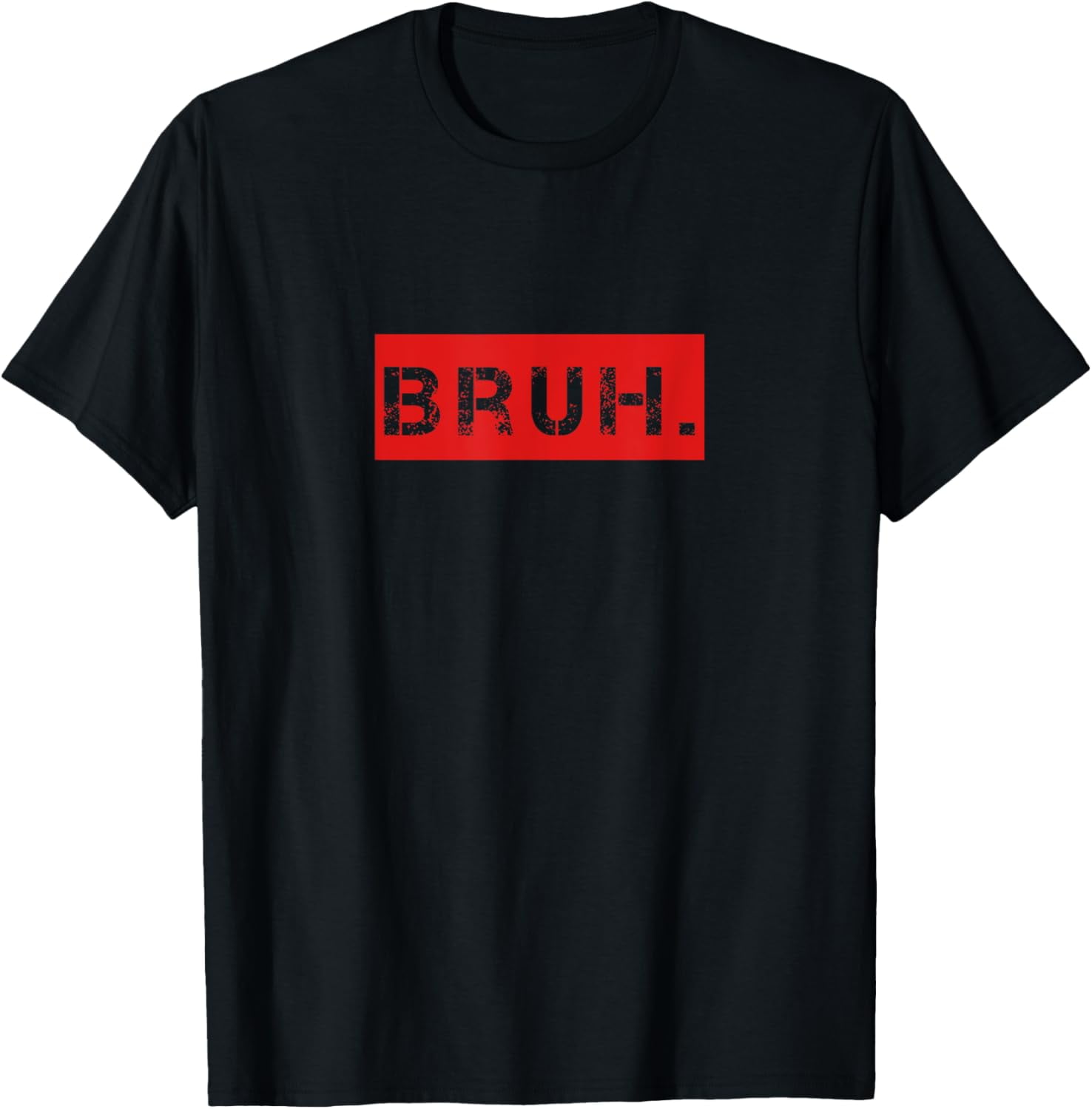 Bruh Meme Funny Saying Brother Greeting Teens Boys Men Short Sleeve T