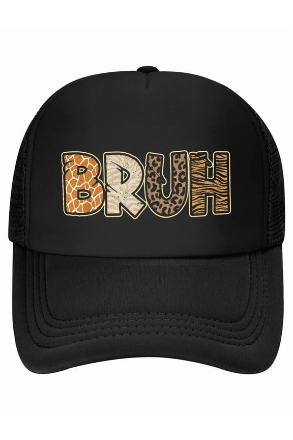 Bruh Meme Wild Safari Squad Zookeeper Funny Animals Wildlife Baseball Cap