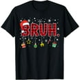thumbnail image 1 of Bruh Red Plaid Teens Boys Pajamas T-Shirt Tshirt All Size S-5XL, 1 of 5