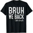 thumbnail image 1 of Bruh We Back 5th Grade First Day Of School Back To School T-Shirt, 1 of 4