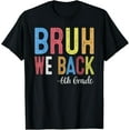 thumbnail image 1 of Bruh We Back 6th Grade First Day Of School Back To School T-Shirt, 1 of 4