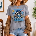 thumbnail image 1 of Bruh We Back Funny Raccoon Shirt, Back to School Shirt, First Day of School Gift, Cute Student Teacher Graphic T-Shirt, 1 of 5