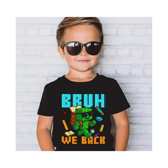 Bruh We Back Kids School Shirt, Welcome Back To School Toddler Shirt, First Day of School Tee, Funny Kids School Shirt, Second Grade Shirt