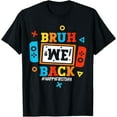 thumbnail image 1 of Bruh We Back T-Shirt – Funny First Day of School Video Game Tee for Boys and Kids, 1 of 4