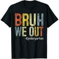thumbnail image 1 of Bruh We Out Kindergarten Graduation Class Of 2024 Distress T-Shirt, 1 of 4