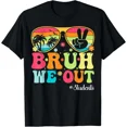 thumbnail image 1 of Bruh We Out Students Last Day Of School Teachers Groovy T Shirt, 1 of 2