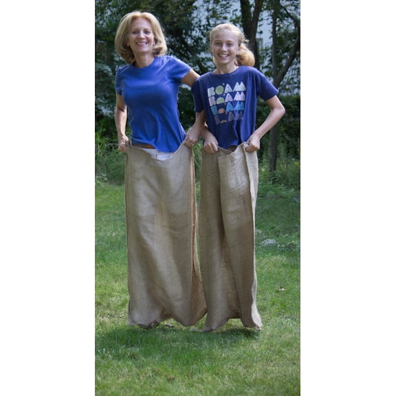 Brulapper Lawn Games Potato Sack Race Bags, (2 Bags - 24 Inch x 40 Inch)