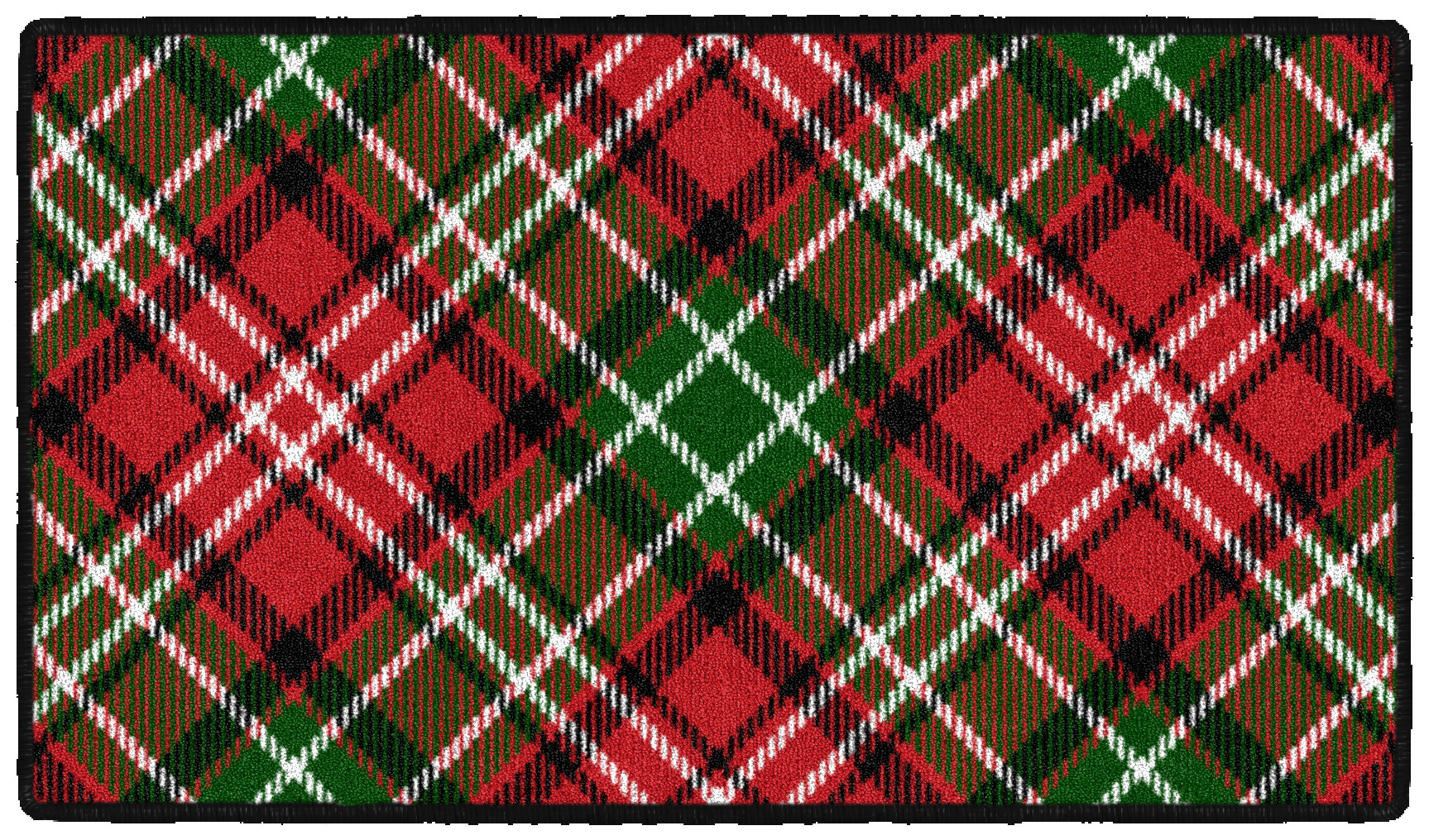 Brumlow Mills Christmas Plaid Area Rug, 1'8" x 2'10"