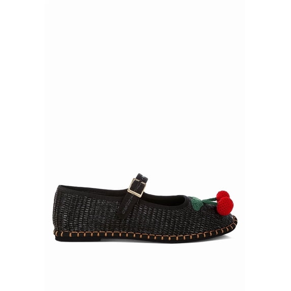 Brunch Date Cherry Accent Mary Jane Flats