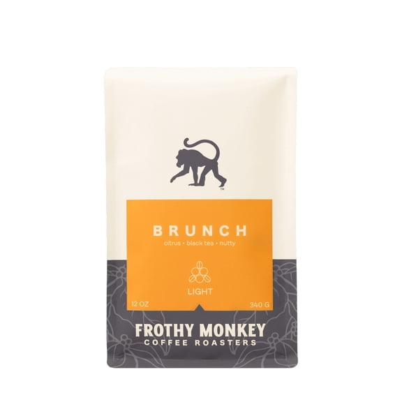 Brunch - Roasted by Frothy Monkey Coffee Roasters - Freshly Ground Coffee - 12oz Bag