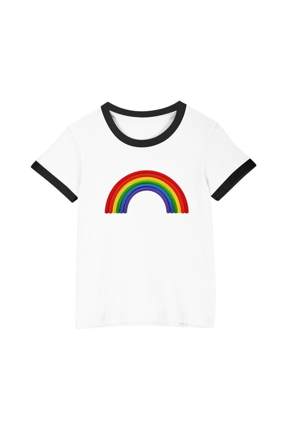 Brunch Tops for Children Boy Girl Fall Summer Short Sleeve Spandex Graphic Top T Shirt Blouse Child 2026 Soft Comfy Clothing Trendy Y2K