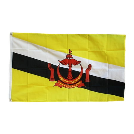 Brunei - 3'X5' Polyester Flag