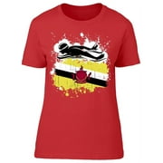 Brunei Darussalam Swimming Team T-Shirt Women -Image by Shutterstock Women T-Shirt, Female 3X-Large
