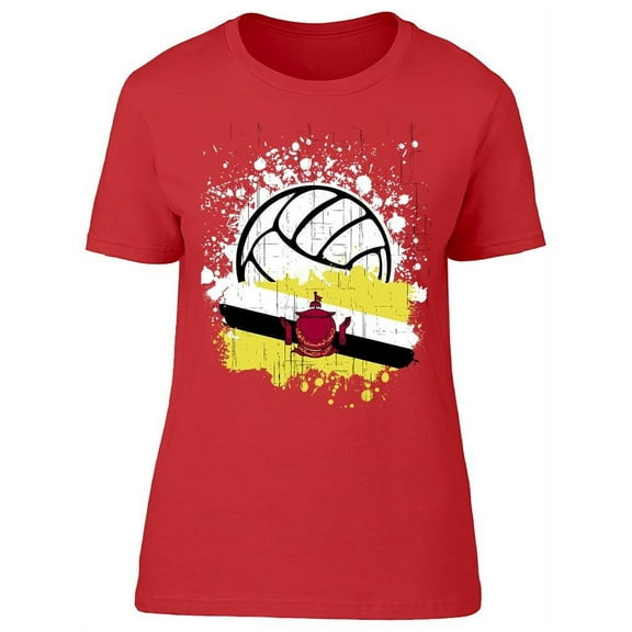 Brunei Volleyball Team T-Shirt Women -Image by Shutterstock Women T-Shirt, Female x-Large