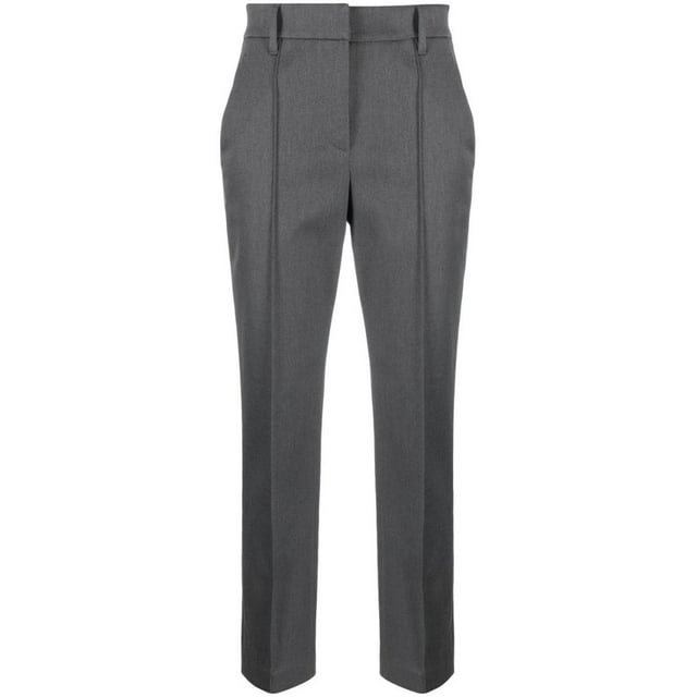 Brunello Cucinelli Tailored Trousers With Cotton Blend And Fit (Women's)