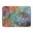 thumbnail image 1 of Brunette Mermaid Water Fantasy Machine Washable Memory Foam Mat, 1 of 4