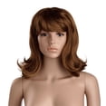 thumbnail image 1 of Brunette Shoulder Length Mannequin Wig, 1 of 1
