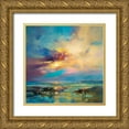 thumbnail image 1 of Bruniany, Kasia 26x26 Gold Ornate Wood Framed with Double Matting Museum Art Print Titled - Before Nightfall, 1 of 4