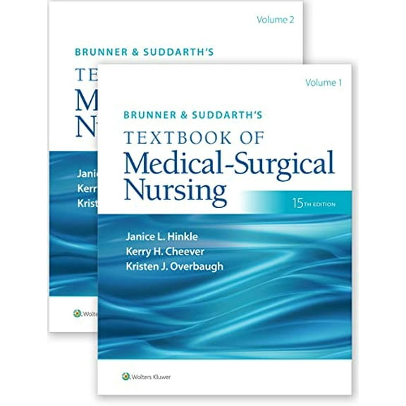 Pre-Owned Brunner & Suddarth's Textbook of Medical-Surgical Nursing (2 Vol): Volume 2 (Hardcover) 1975168283 9781975168285