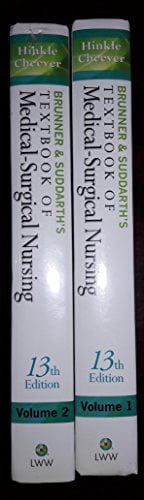 Pre-Owned Brunner &amp; Suddarth's Textbook of Medical-Surgical Nursing (Textbook of Medical-Surgical Nursing (Brunner &amp; Sudarth's) () "Vol 1 &amp; Vol 2", 9781451146660, 1451146663, Ha