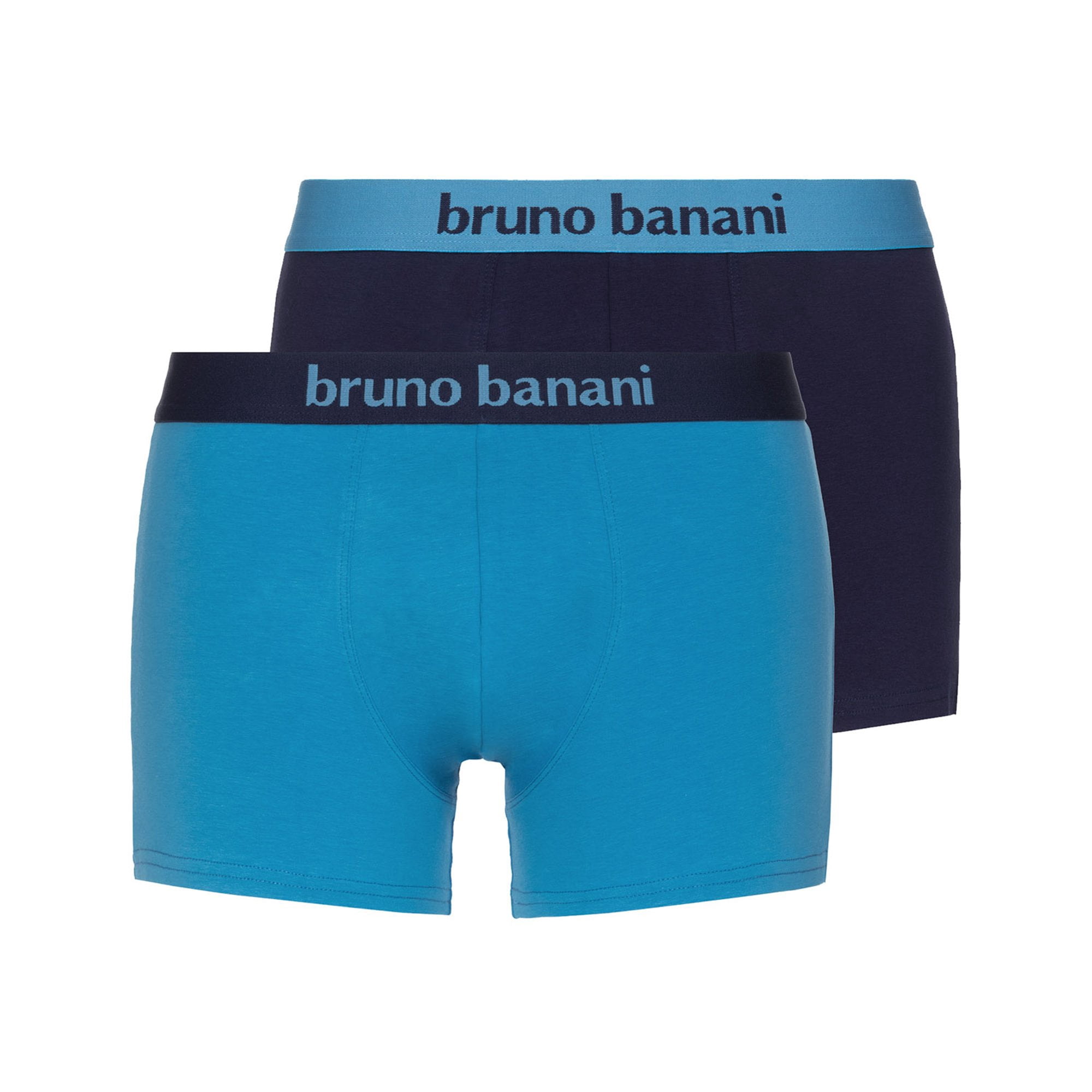 Bruno banani Bruno Banani boxershorts voor heren, 2 stuks, losse pasvorm, 1 stuks, antraciet/zwart, L