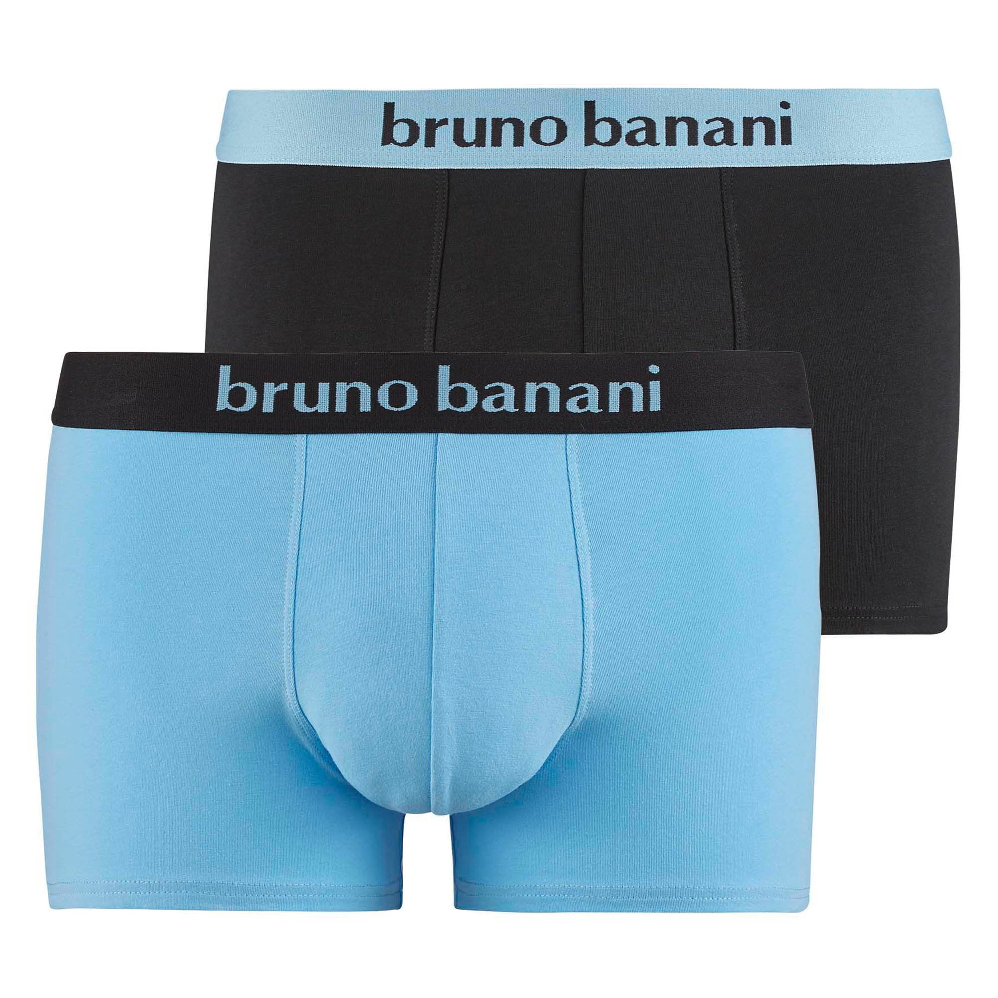 Bruno Banani Herren Boxershorts Flowing (2er Pack) – Aus Baumwolle/Elasthan, Modisch Anliegend | In Verschiedenen Farben