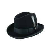 Bruno Capello  Godfather Homburg Hat with Feather (Men)