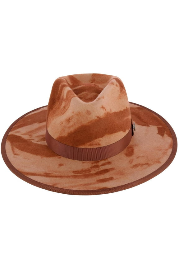 Bruno Capello  Macchiato Pinch Front Wool Fedora (Men)