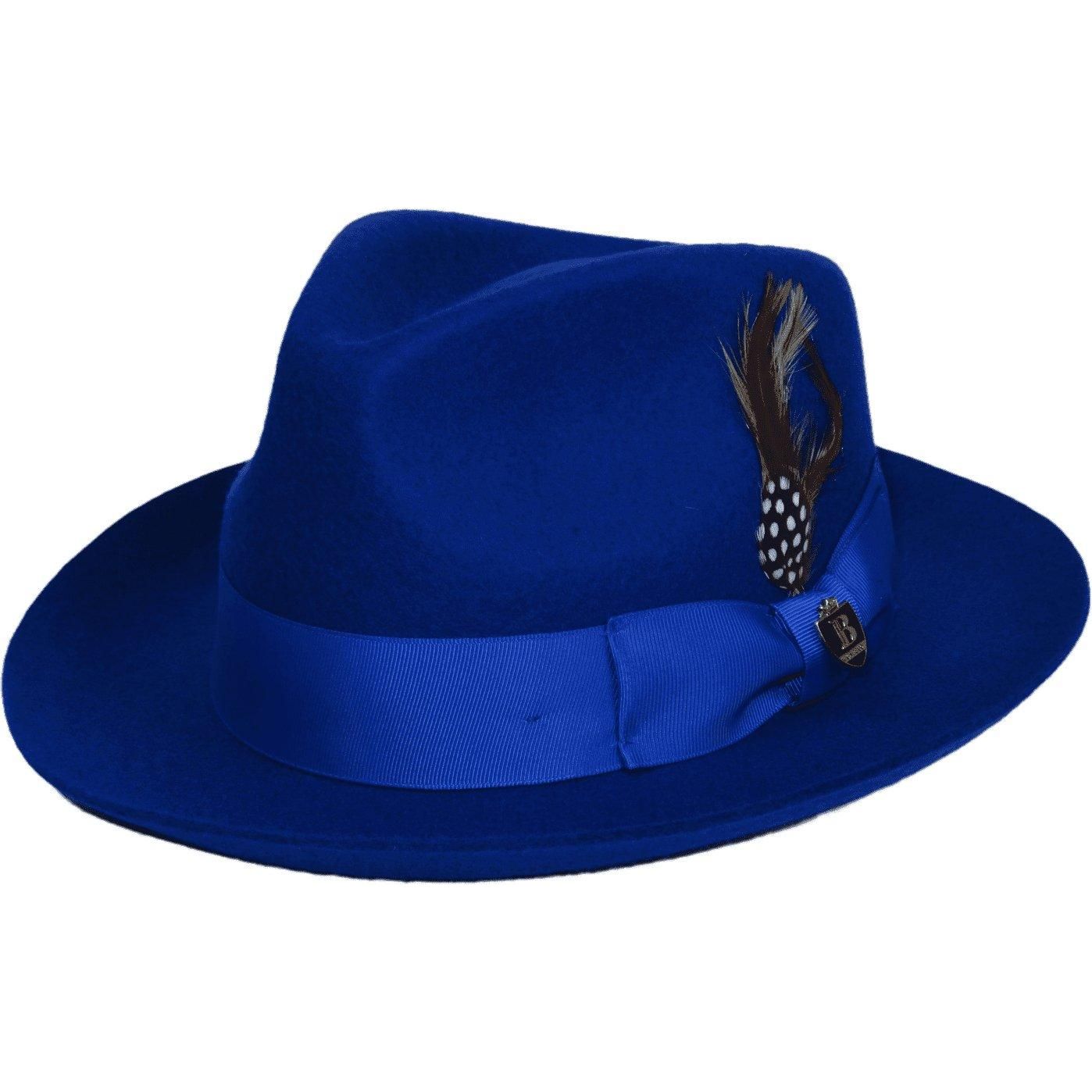 100% Australian Wool Tear Drop Fedora Rory in Putty main image 4