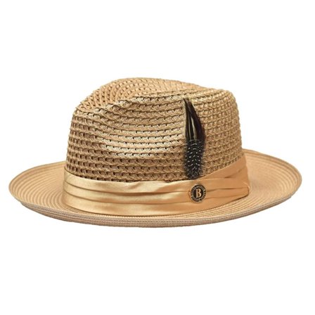 Bruno Capelo JU-904 The Julian Straw Hat Camel
