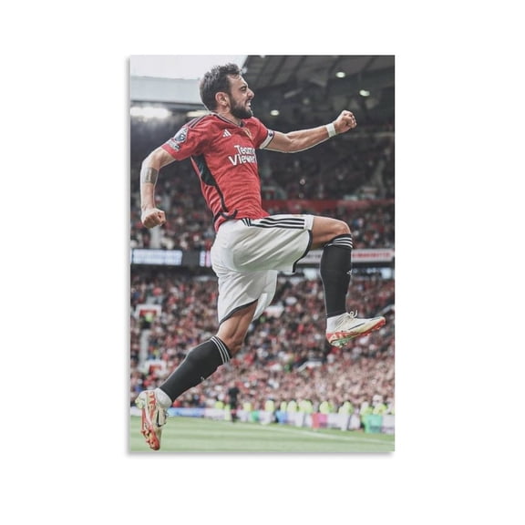Bruno Fernandes Canvas Poster Posters Art Print Wall Photo Paint Poster Hanging Picture Family Bedroom Decor Gift 24x36inch(60x90cm)