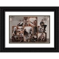 thumbnail image 1 of Bruno, Giacomo 14x11 Black Ornate Wood Framed with Double Matting Museum Art Print Titled - Human Jukebox., 1 of 4