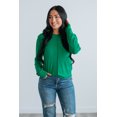 thumbnail image 1 of Bruno Long Sleeve Top - Kelly Green, 1 of 5