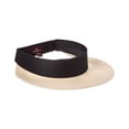 thumbnail image 1 of Bruno Magli Adjustable Straw Visor, os, 1 of 2