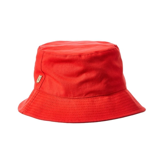 Bruno Magli Canvas Bucket Hat, LXL, Orange
