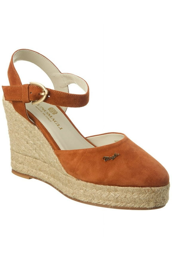 Mares Suede Wedge Sandal, 11, Orange