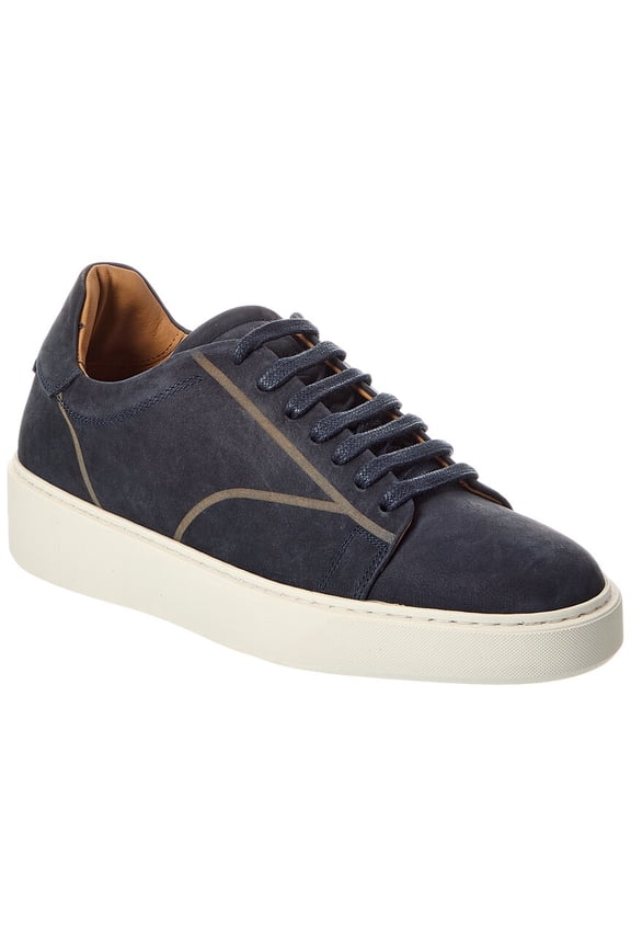 Matteo Leather Sneaker, 10, Blue