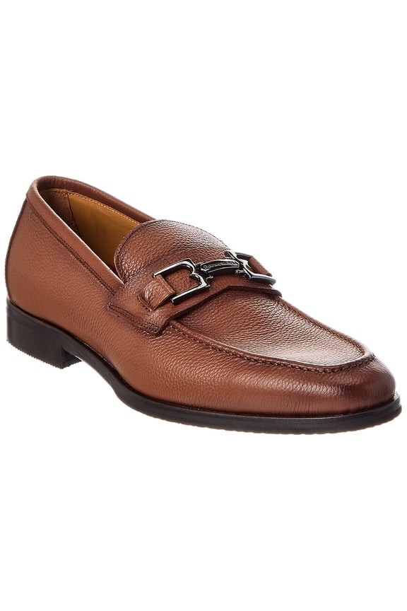 Roberto Leather Loafer, 8, Brown