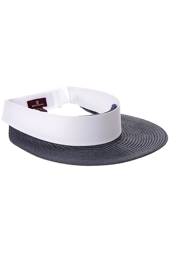 Straw Visor, Blue