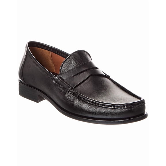 Bruno Magli Tonio Leather Loafer, 11, Black