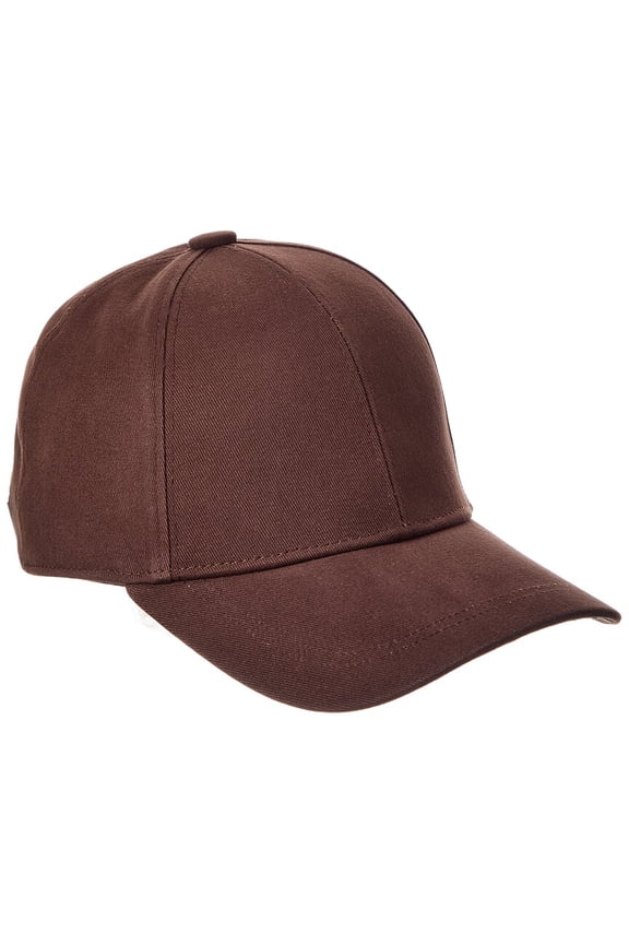 Twill Baseball Cap, SM, Brown