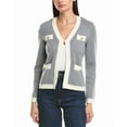 thumbnail image 1 of Bruno Magli womens  Wool Cardigan, XL, Grey, 1 of 3