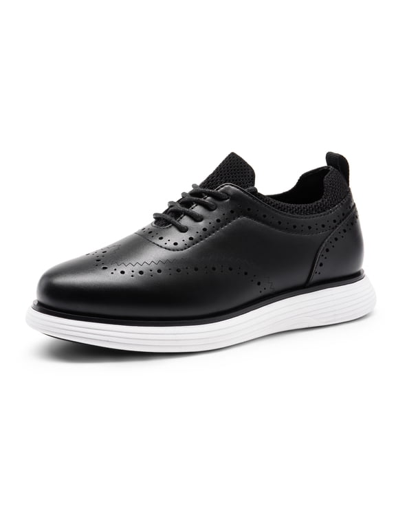 Boy's Casual Wingtip Oxford Dress Sneakers MaxFlex Brogue Shoes